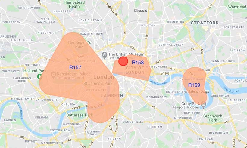 London drone restrictions