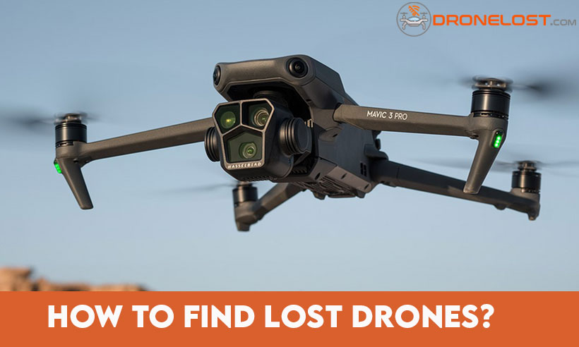 how to find lost drones