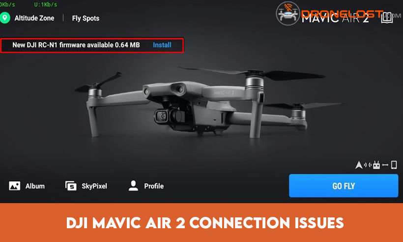 DJI Mavic AIR 2 Connection Issues