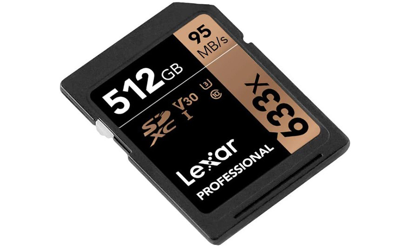 Lexar Professional 633x SD Card for dji fpv goggles