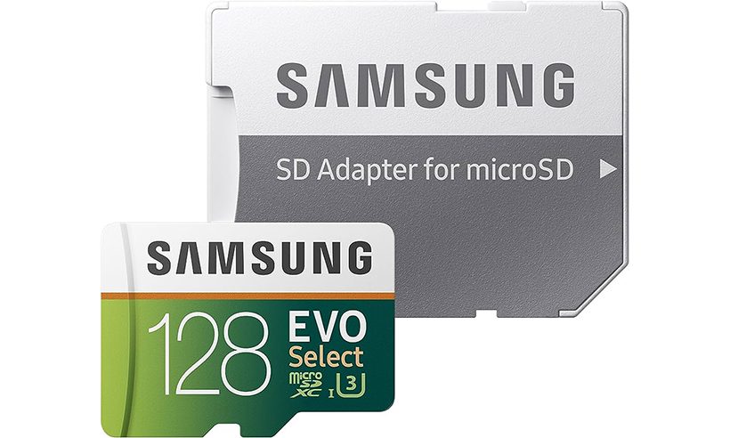 Samsung EVO Select best sd card for dji mini 3