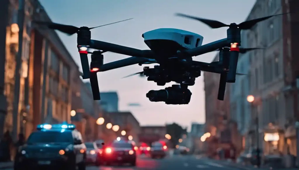 Identifying Police Drones at Night