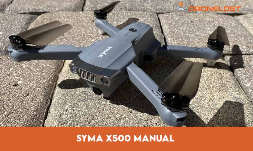 Syma X500 Manual