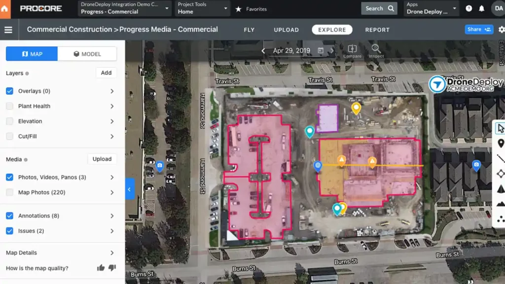 DroneDeploy photogrammetry software