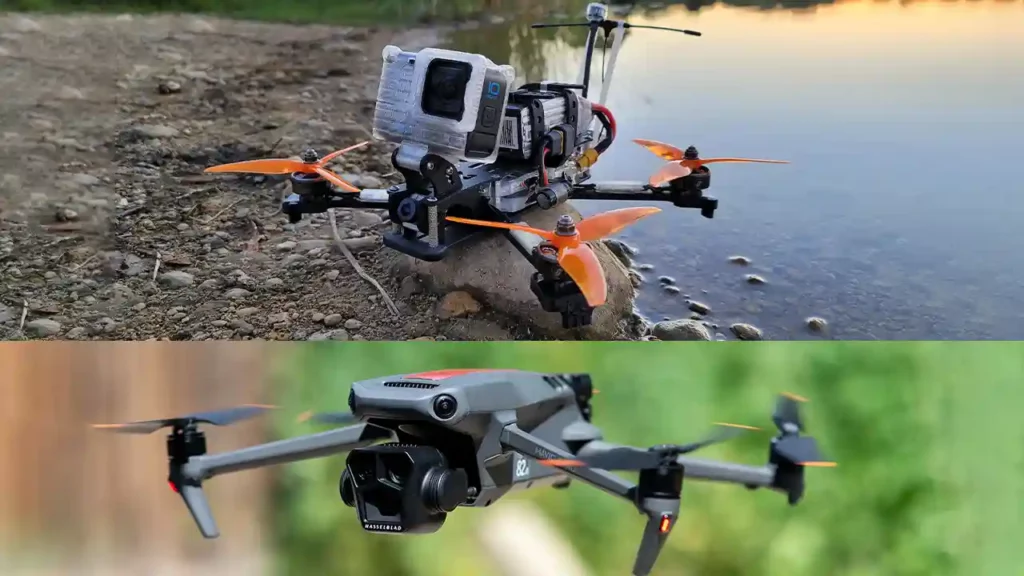 differences between FPV drones and regular drones